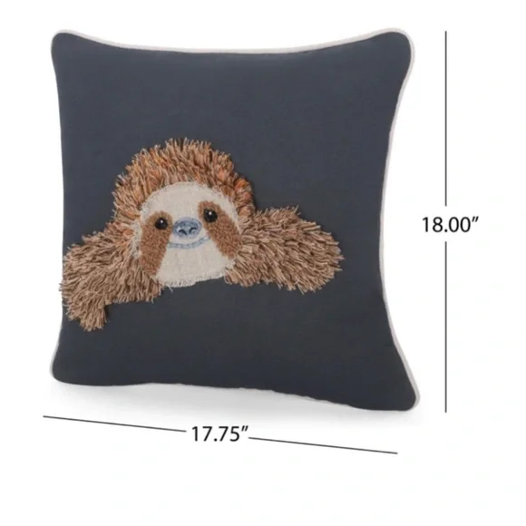 New Sloth Throw Pillow Covers (no insert) - Picture 4 of 8